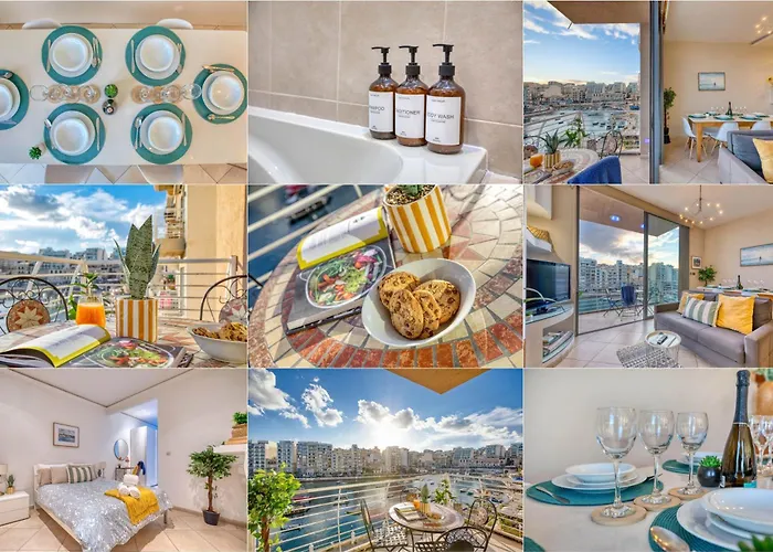 Seafront In Picturesque Spinola Bay *