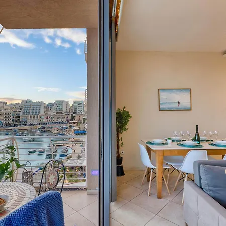 Seafront In Picturesque Spinola Bay Διαμέρισμα Saint Julian's